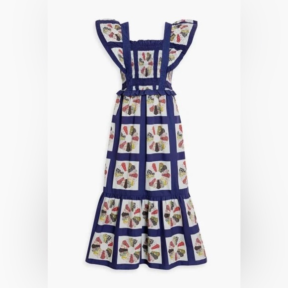 Sea New York Blue and White Patterned Dress - Picture 3 of 9